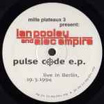 Cover of Pulse Code E.P., 1994, Vinyl