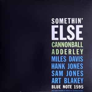 Cannonball Adderley – Somethin' Else (2021, 180g, Vinyl