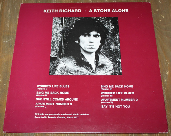 Keith Richards – The Toronto Session - A Stone Alone 