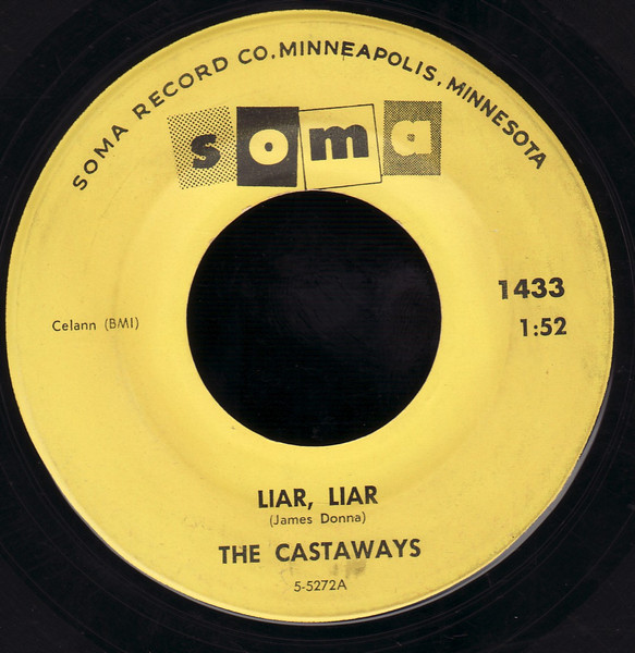 The Castaways Liar Liar Sam 1965 Monarch Pressing Vinyl Discogs