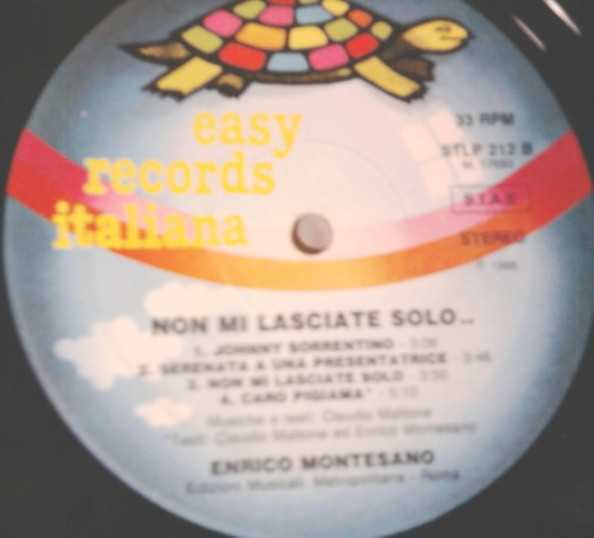 last ned album Enrico Montesano - Non Mi Lasciate Solo