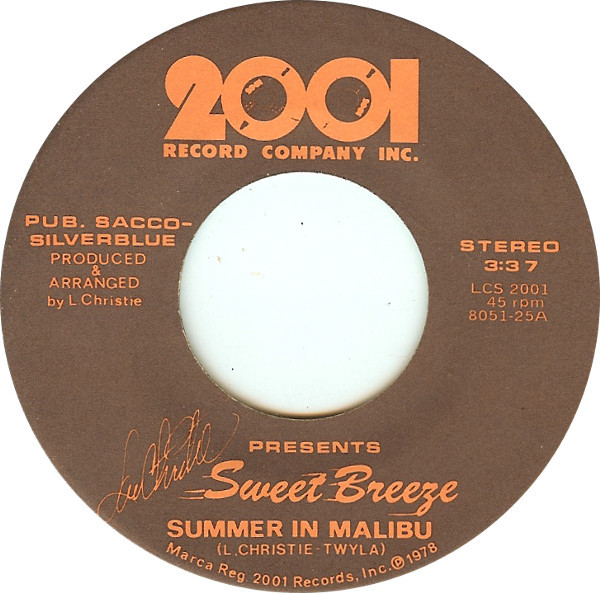 lataa albumi Sweet Breeze - Summer In Malibu Two Faces Have I