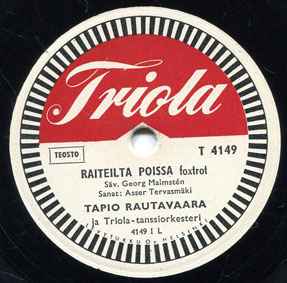 Tapio Rautavaara – Raiteilta Poissa (Shellac) - Discogs