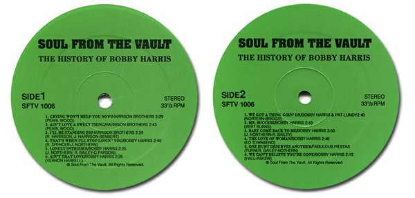 lataa albumi Bobby Harris - The History Of Bobby Harris