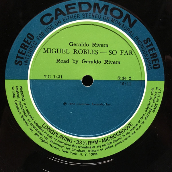 télécharger l'album Geraldo Rivera - What Is Puerto Rico And Miguel Robles So Far