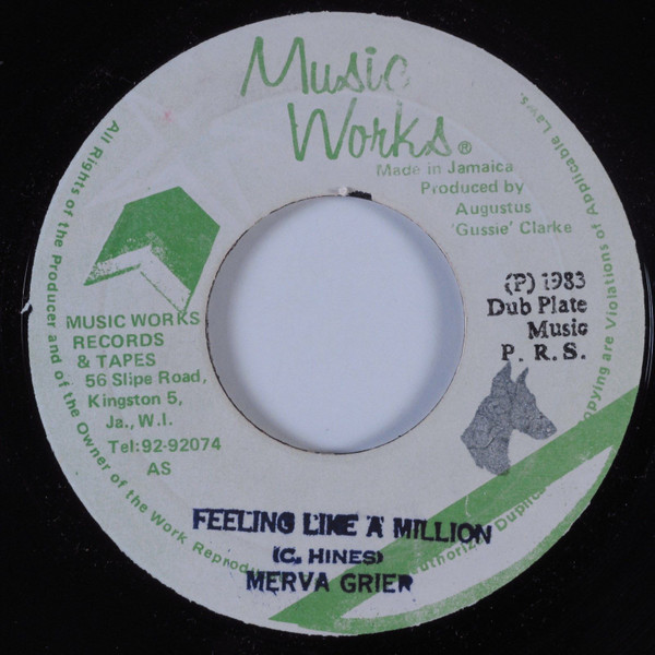 Merva Grier – Feeling Like A Million (1983, Vinyl) - Discogs