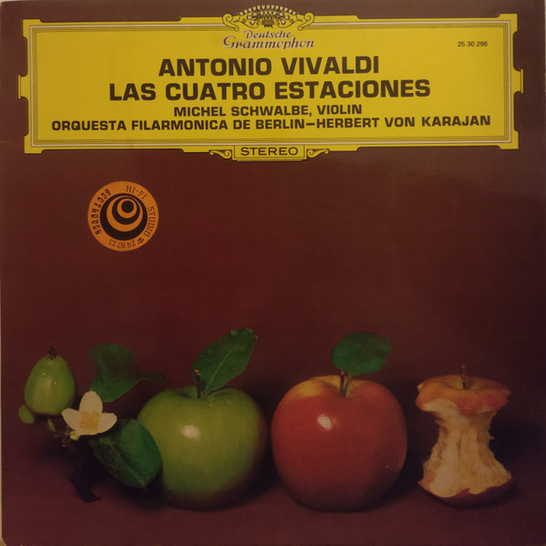 last ned album Antonio Vivaldi Michel Schwalbe Orquesta Filarmonica De Berlin Herbert von Karajan - Las Cuatro Estaciones