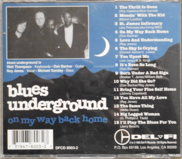 lataa albumi Blues Underground - On My Way Back Home