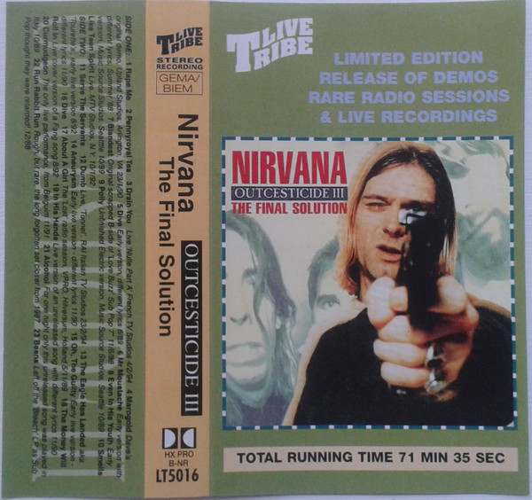 Nirvana – The Final Solution - Outcesticide III (1995, Cassette