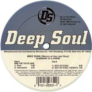 Mike Dunn / (Return Of Tha Lost Soul) In Memory Of A Friend /US盤