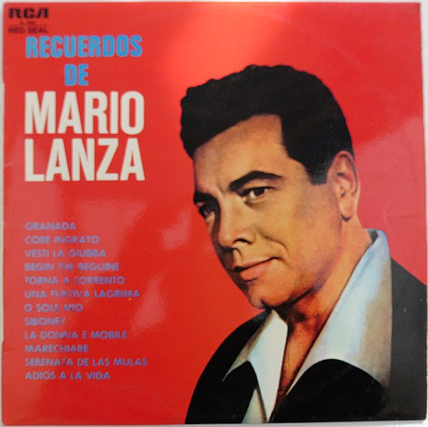 Mario Lanza – Recuerdos De Mario Lanza (1961, Vinyl) - Discogs