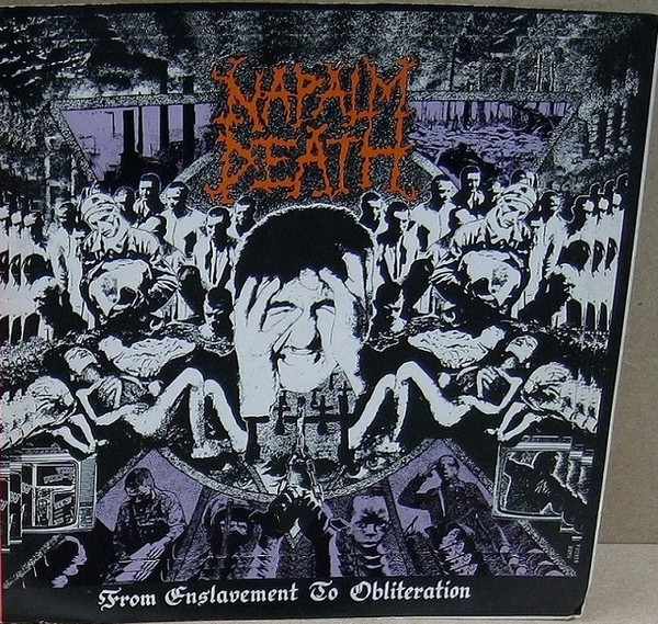 Napalm Death – From Enslavement To Obliteration (1988, Vinyl