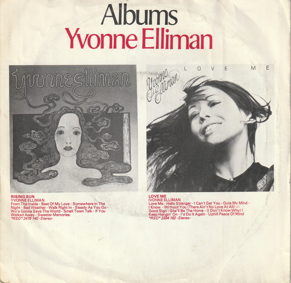 Yvonne Elliman – Hello Stranger (1977, Vinyl) - Discogs