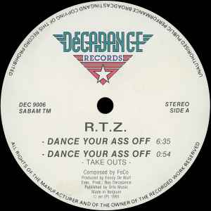 R.T.Z. - Dance Your Ass Off album cover