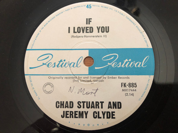 Album herunterladen Chad Stuart & Jeremy Clyde - If I Loved You DonnaDonna