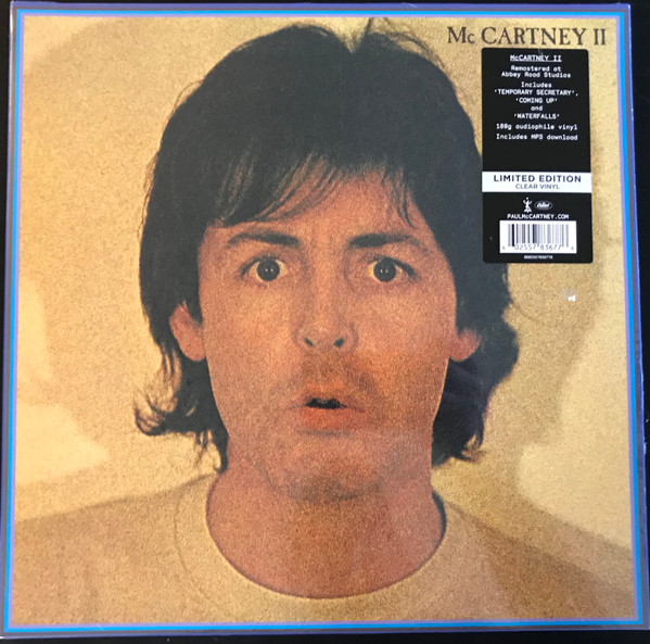 Paul McCartney – McCartney II (2017, Clear, 180g, Gatefold, Vinyl