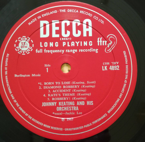 Album herunterladen Johnny Keating - Robbery Original Sound Track