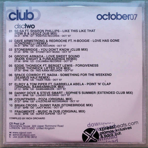 baixar álbum Various - Club October 07