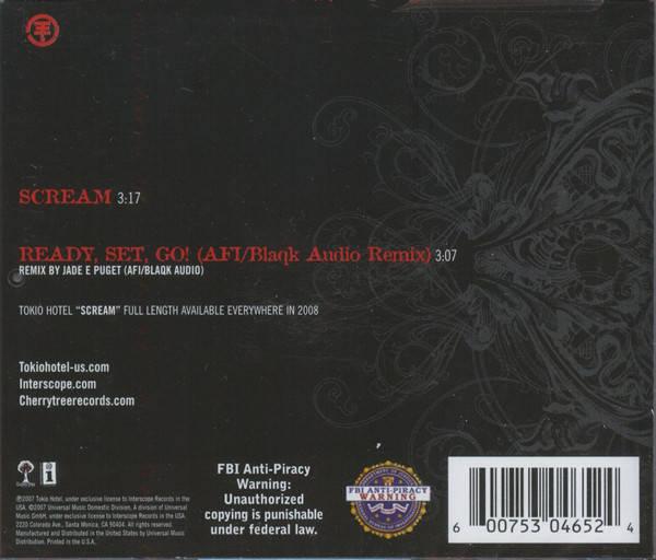baixar álbum Download Tokio Hotel - Scream America album