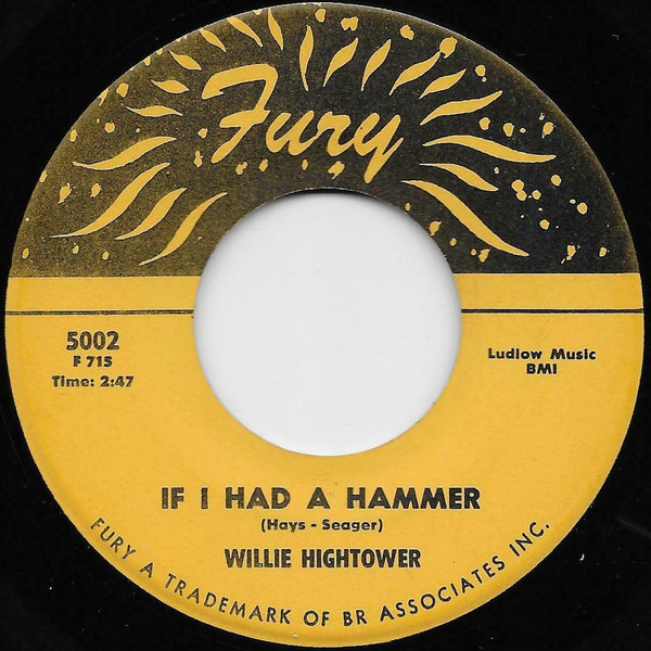 Willie Hightower – If I Had A Hammer (1967, Vinyl) - Discogs