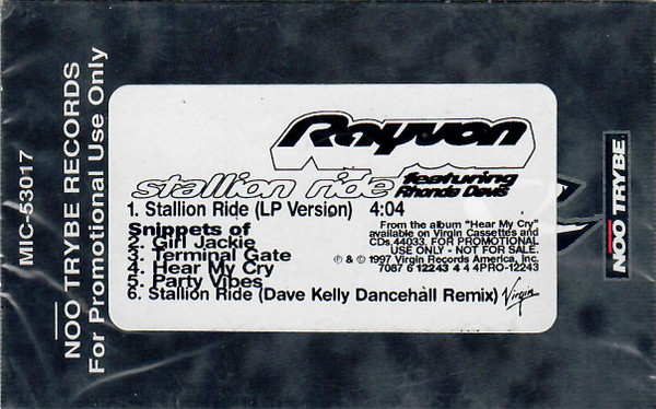 Rayvon Featuring Rhonda Davis – Stallion Ride (1997, Cassette