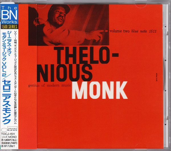 Thelonious Monk – Genius Of Modern Music Volume 2 (1995, CD) - Discogs