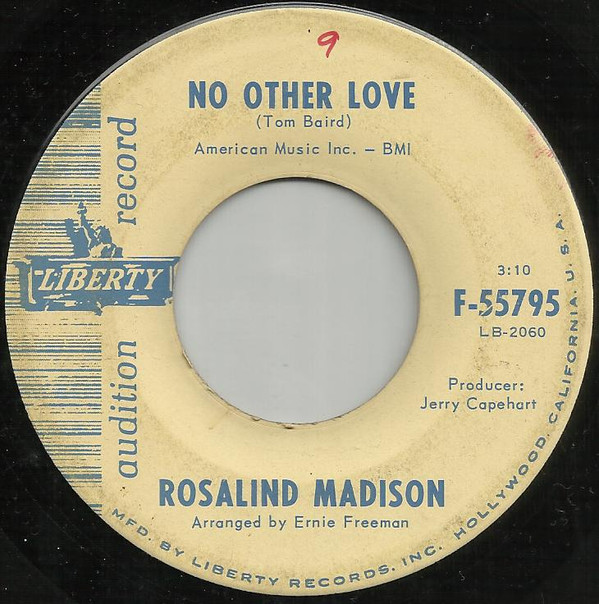 last ned album Rosalind Madison - No Other Love Neighborhood Girl