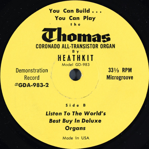 last ned album Unknown Artist - The Thomas Coronado All Transistor Organ
