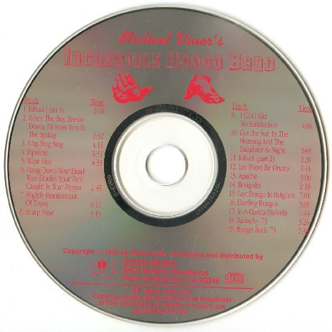 Album herunterladen The Incredible Bongo Band - Michael Viners Incredible Bongo Band
