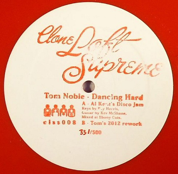 Tom Noble – Dancing Hard (2012, Red, Vinyl) - Discogs