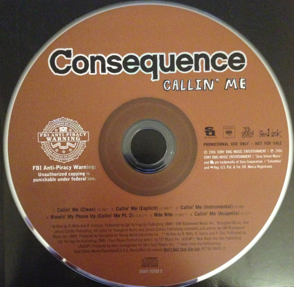télécharger l'album Consequence - Callin Me