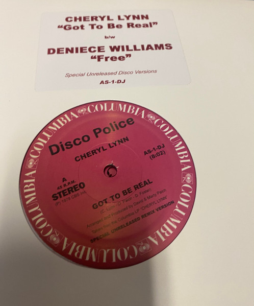 Cheryl Lynn / Deniece Williams – Got To Be Real / Free (Unreleased