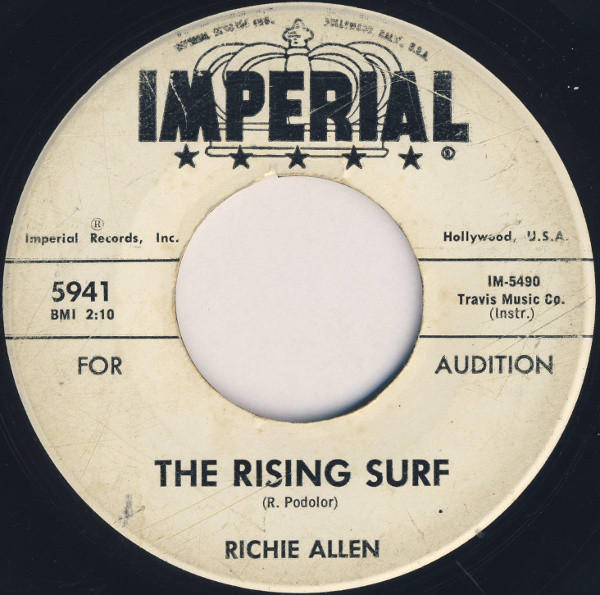 last ned album Richie Allen - The Rising Surf Surf Beater