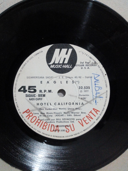 Hotel California (The Eagles) by D. Felder, D. Henley, G. Frey on