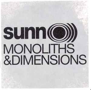 Sunn O))) - Monoliths & Dimensions album cover