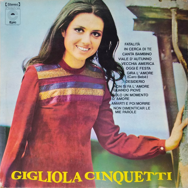 Gigliola Cinquetti – Gigliola Cinquetti (1972, Vinyl) - Discogs