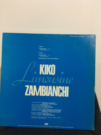 descargar álbum Kiko Zambianchi - Limousine