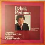 Cover of Paganini: Konzert Nr.1 D-dur / Sarasate: Carmen-Fantasie, 1972, Vinyl