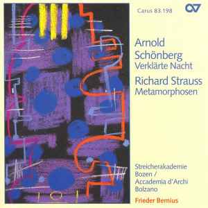 Arnold Schoenberg - Verklärte Nacht / Metamorphosen album cover