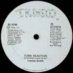 Cover of Funk Reaction / For The Love Of It, 1978, Vinyl