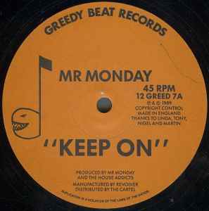 Mr. Monday - Keep On / Don't Stop album cover