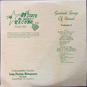 John K. Almeida And His Hawaiians, Jimmy Moikeha - Souvenir Songs