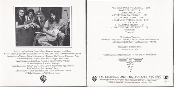 télécharger l'album Van Halen - Women And Children First Studio Sessions
