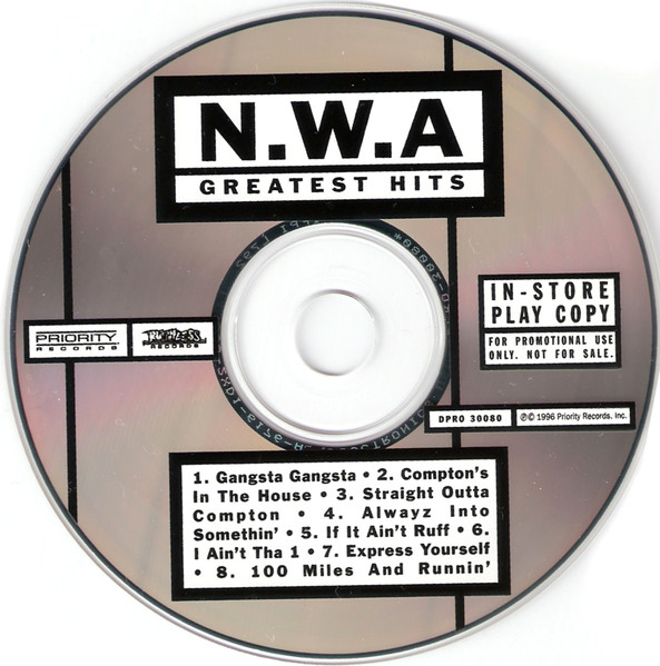 N.W.A – Greatest Hits (1996, CD) - Discogs