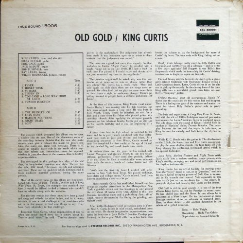 descargar álbum King Curtis - Old Gold
