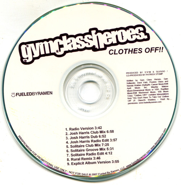 Album herunterladen Gym Class Heroes - Clothes Off The DJ Remixes