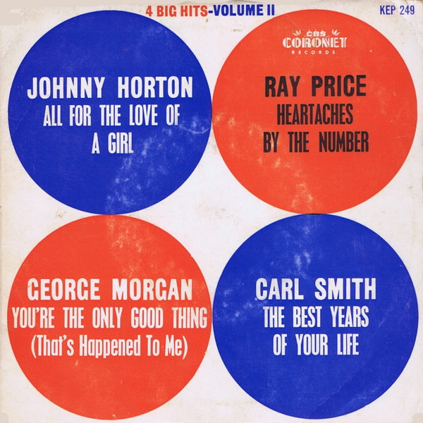 télécharger l'album Ray Price, Carl Smith , Johnny Horton, George Morgan - Four Big Hits Volume II