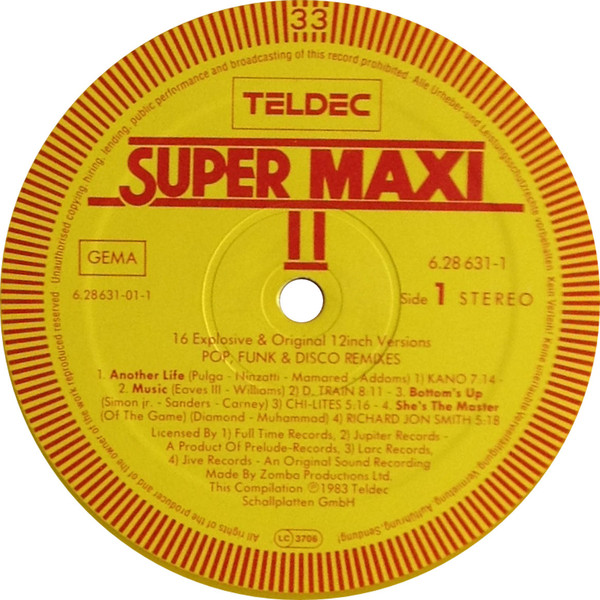 descargar álbum Various - Super Maxi II Pop Funk Disco Remixes