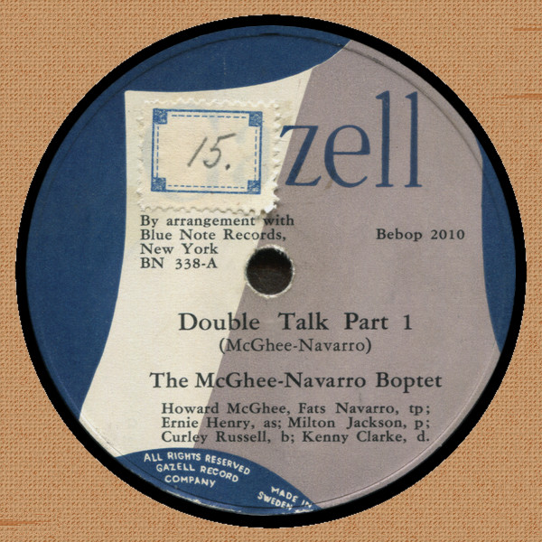 The McGhee-Navarro Boptet – Double Talk (1950, Shellac