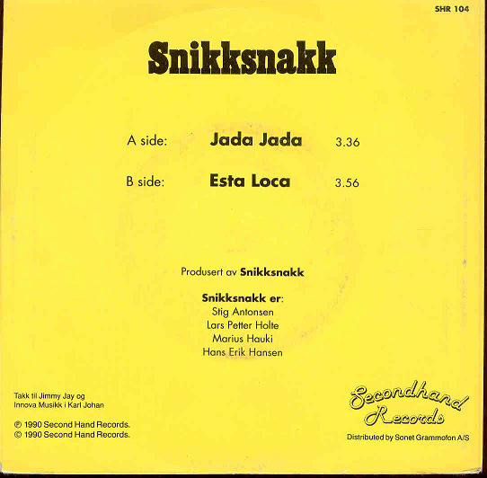 Album herunterladen Snikksnakk - Jada Jada